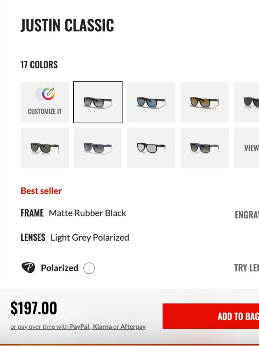 Ray-Ban men ray